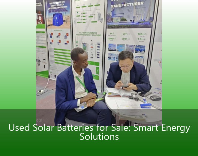 Used Solar Batteries for Sale: Smart Energy Solutions